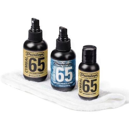 Изображение средства по уходу Dunlop 6400 Cymbal and Drum Care Kit – View-1 | Leader Promusic