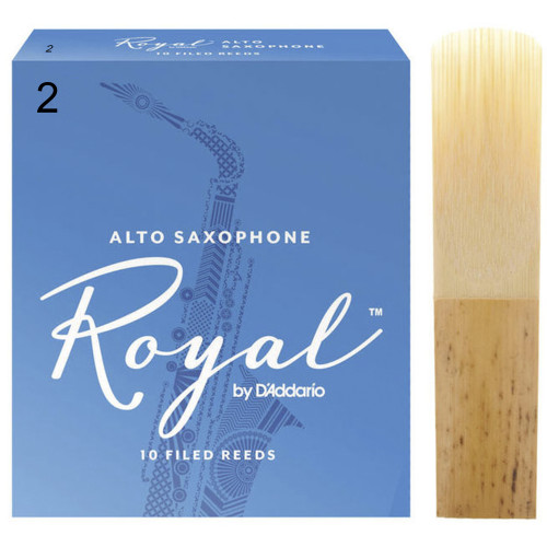 Изображение трости для духовых D'Addario Royal - Alto Sax #2 Blister – View-1 | Leader Promusic