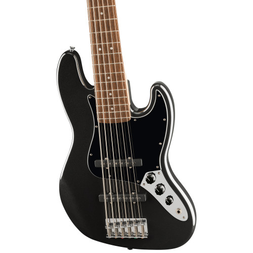 Squier by Fender Affinity Series Active Jazz Bass VI Black