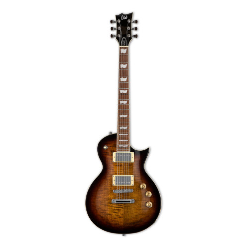 LTD EC-256FM Dark Brown Sunburst