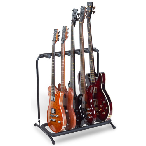 Rockstand RS20861 B - Guitar Rack Stand for 5 Electric Guitars / Basses