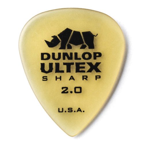 Изображение медиатора Dunlop 433R.2.0 – Front View | Leader Promusic