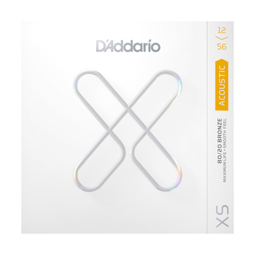 D’addario XSABR1256 XS 80/20 Bronze Light Top/Medium Bottom