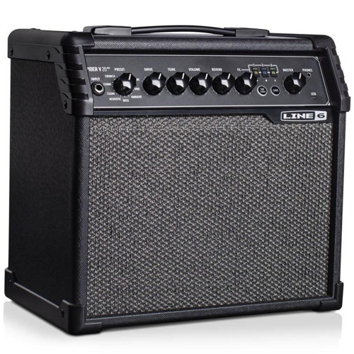 Изображение комбоусилителя Line6 Spider V 20 MKII – Front Left Side View|Leader Promusic