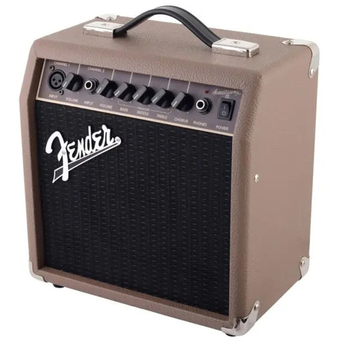 Изображение комбоусилителя для акустической гитары Fender Acoustasonic 15 – View-1 | Leader Promusic