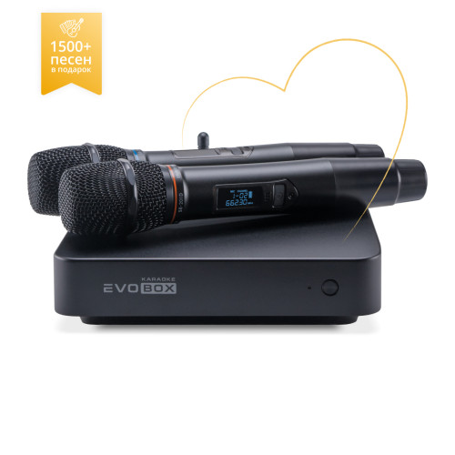 Изображение караоке-системы Evolution Evobox Plus Black – View-1 | Leader Promusic