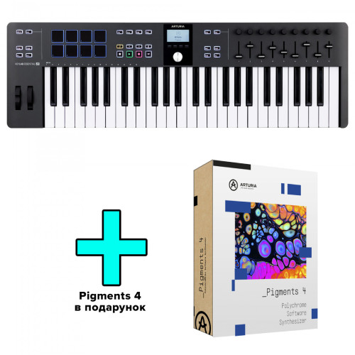 Arturia KeyLab Essential 49 mk3 Black + Arturia Pigments