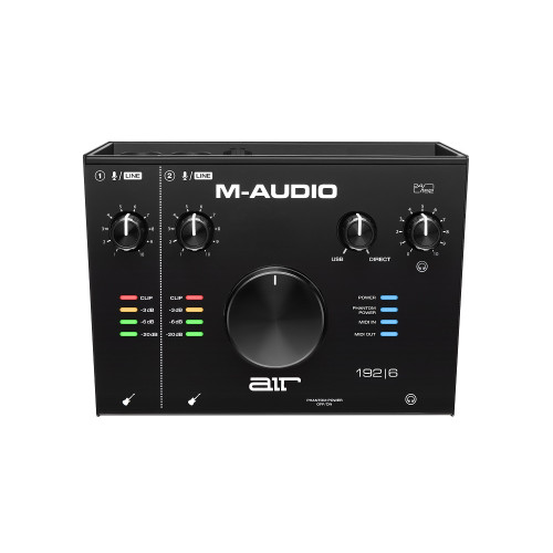 Изображение аудиоинтерфейса M-Audio AIR 192|6 – View-1 | Leader Promusic