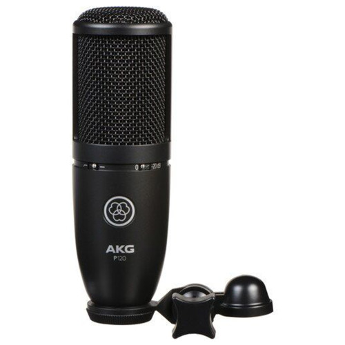 Изображение студийного микрофона AKG P120 - Set Side View|Leader Promusic