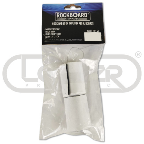 Изображение текстильной липучки Rockboard Hook & Loop Tape, wide - 50 cm – Front Side View|Leader Promusic