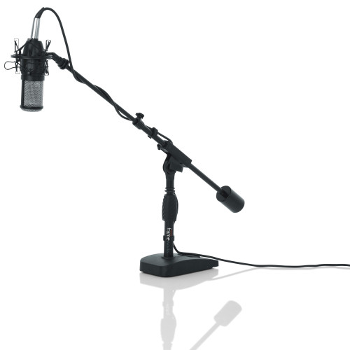 Gator Framework GFW-MIC-0822 Telescoping Boom Mic Stand Podcasting & Bass Drum