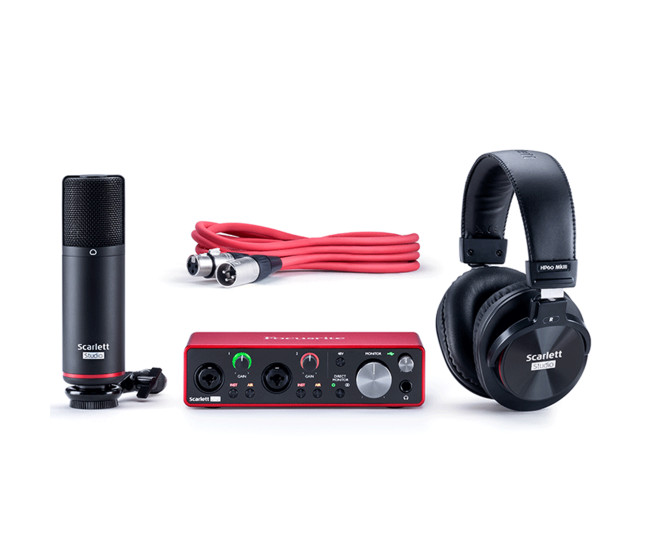 DTM・DAW Focusrite Scarlett 2i2 Studio Focusrite Scarlett 2i2 Studio 3rd Gen Комплект для звукозаписи