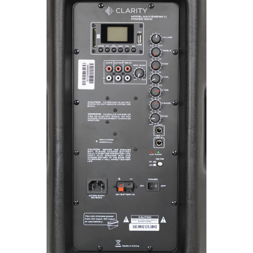 Clarity MAX12MBAW(U)
