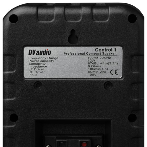DV audio Control 1 Black