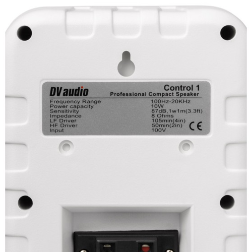 DV audio Control 1 White