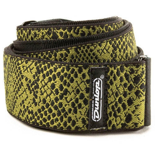 Изображение гитарного ремня Dunlop D6724 Jacquard Serpentine Strap – Front Side View-1 | Leader Promusic