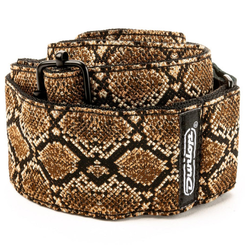 Изображение гитарного ремня Dunlop D6722 Jacquard King Cobra Strap – Front Side View-1 | Leader Promusic