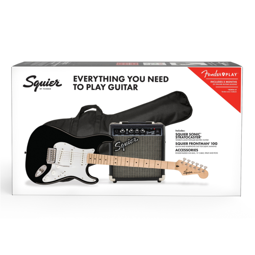Squier Sonic Stratocaster Pack Black