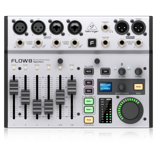 Изображение микшерного пульта Behringer Flow 8 - View-1 | Leader Promusic