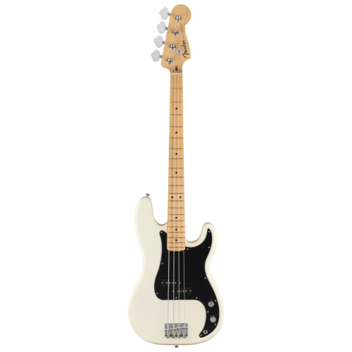Изображение бас-гитары Fender Standard Precision Bass MN Olympic White – View-1 | Leader Promusic