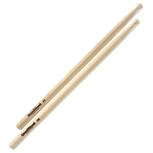 Изображение барабанных палочек Vater GW2BW GoodWood - Front Side View1|Leader Promusic