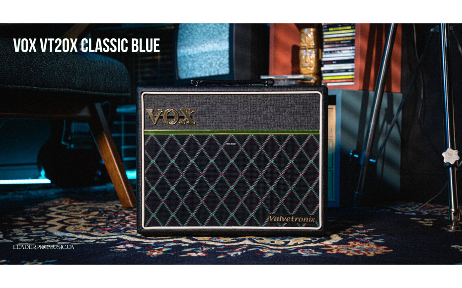 VOX VT20X Classic Blue — легендарный звук в новом цвете VOX VT20X Classic Blue — легендарный звук в новом цвете