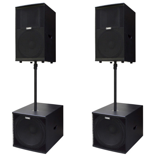 Изображение активного акустического комплекта Leader Promusic AS218215 - Front Right Side View|Leader Promusic