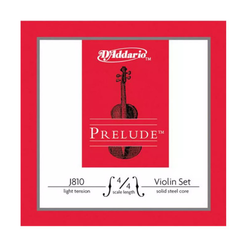 Изображение струн для скрипки D`Addario J810 4/4L Prelude 4/4L – View-1 | Leader Promusic